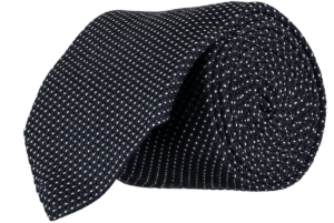 menswear-accessories-tie-grenadine-navy-white-1 Cad & The Dandy Classic Grenadine Tie