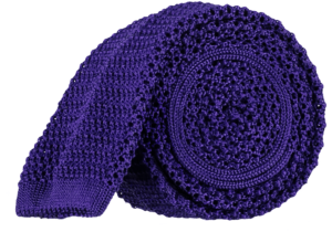 menswear-accessories-unlined-knitted-tie-bright-violet-1 Cad & The Dandy Unlined Knitted Tie in Bright Violet