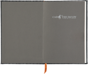 Cad & The Dandy Cloth Bound Pinstripe Notebook