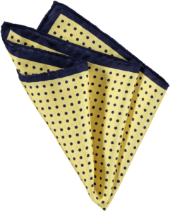 Cad & The Dandy Spotted Silk Pocket Square