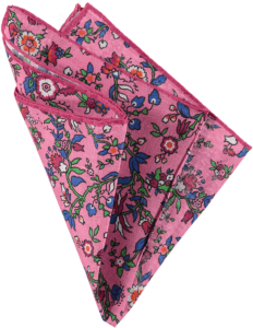 Cad & The Dandy Floral Linen Pocket Square