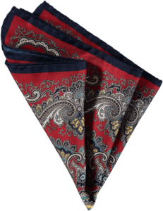 Cad & The Dandy Paisley Silk Pocket Square