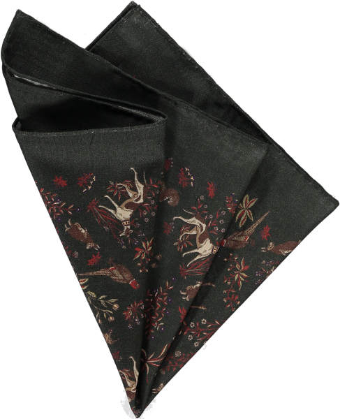 green-fauna-pocket-square green-fauna-pocket-square