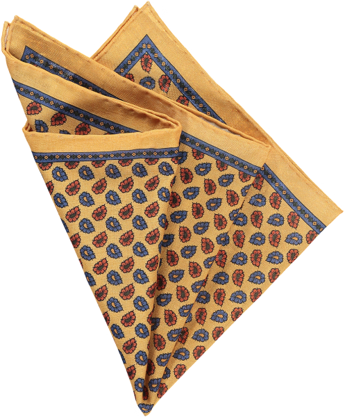 gold-floral-pocket-square gold-floral-pocket-square