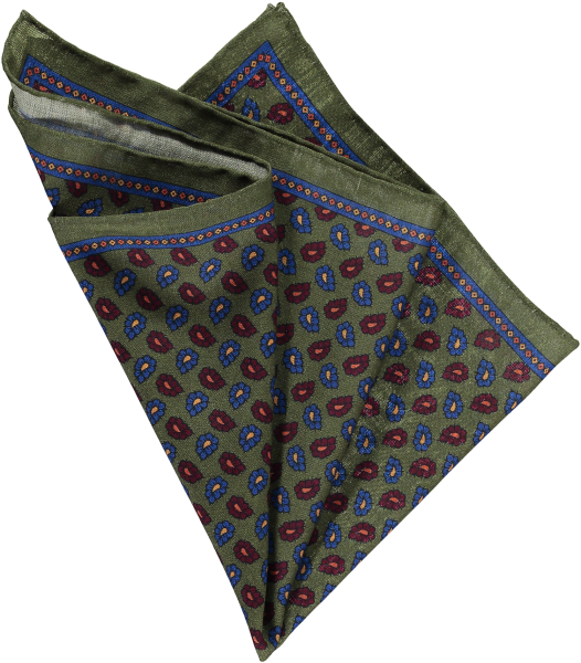 pocket-square-green-flora pocket-square-green-flora