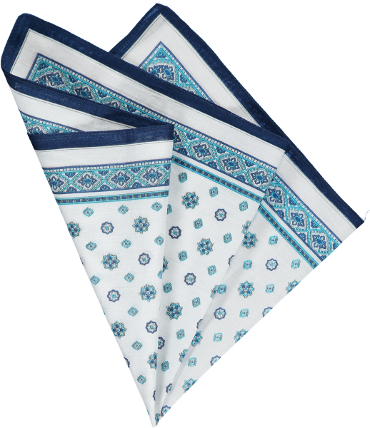 cotton-pocket-square-in-white-foulard cotton-pocket-square-in-white-foulard