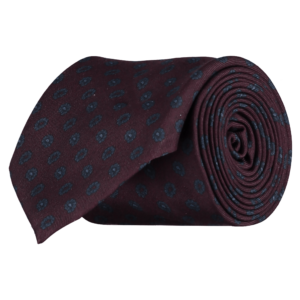 Italian-Silk-Patterned-Tie-0087-Rolled Italian-Silk-Patterned-Tie-0087-Rolled