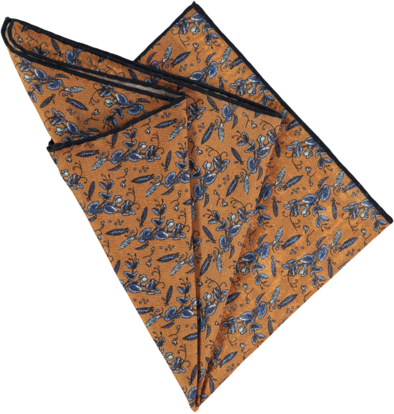 sweet-peas-pocket-square-bronze-folded sweet-peas-pocket-square-bronze-folded
