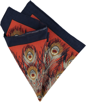 feather-pocket-square-rust feather-pocket-square-rust