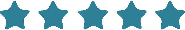 5 stars blue