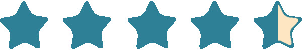 4.5 star rating