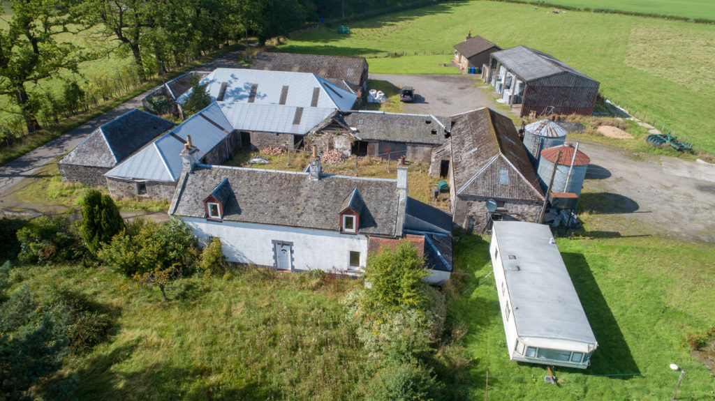Traditional farm steading in the central belt of Scotland for sale in
