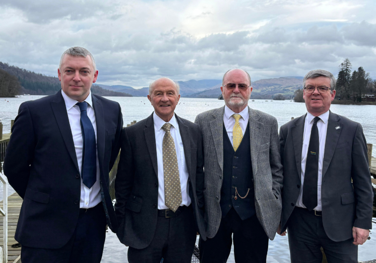 Andrew Simon, Les Micklethwaite MBE, Bill Bewley & Nigel Wilkinson MBE