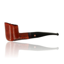 Tommaso Spanu Half Rustica Straight with Plateaux Top Briar Pipe