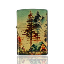 46263 Camping Design Regular Zippo Lighter
