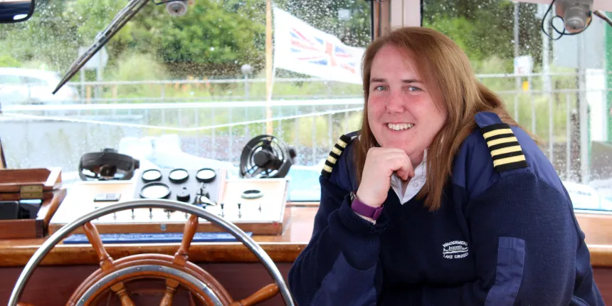 Cath Wilson Windermere Lake Cruises skipper