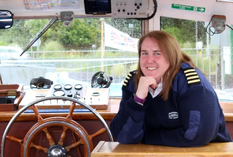 Cath Wilson Windermere Lake Cruises skipper