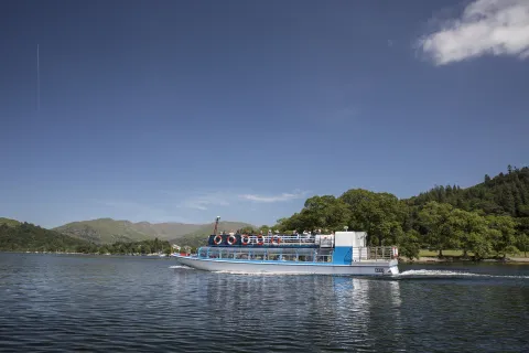 Red cruise stops at Windermere jetty museum