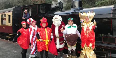 Tinsel train