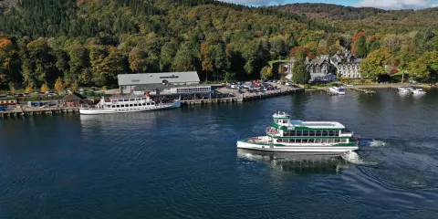 Mv Swift at Lakeside pier