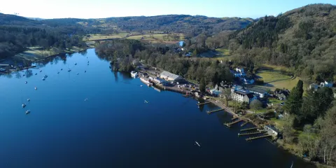 Views of the southern end of Windermere