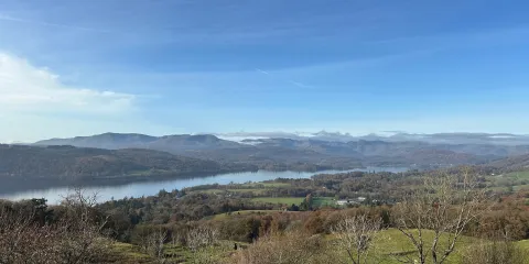 Stunning scenery of Windermere