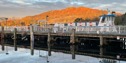 Modern launch at Waterhead (Ambleside)