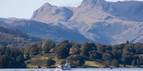 Mountains reaching into the sky