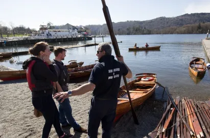 Full instructions given & safety boat never far away