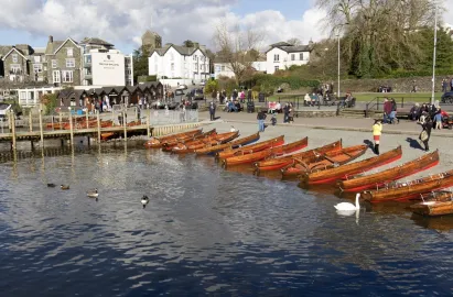 Bowness Prom is a 5 mins walk from village centre