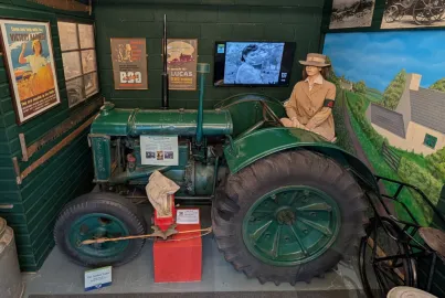 Women's land army display
