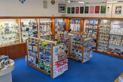 The museum gift shop