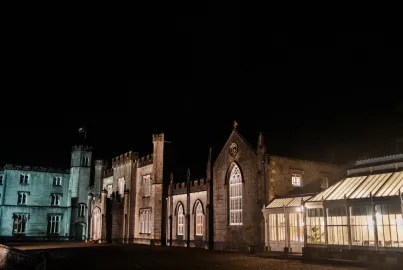 Childrens play area at Leighton Hall