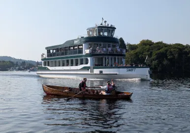 Enjoy a scenic day on Windermere