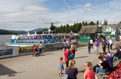 We set out from Bowness Pier & return 45 mins later