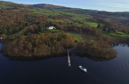 Launches (marked red on timetables) call into Brockhole