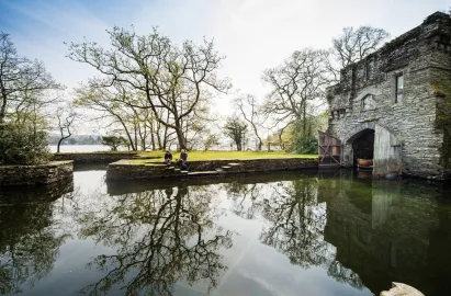 Picturesque Wray Castle Pier Boathouse