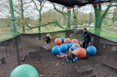 Treetop Nets at Brockhole (Green / Red Cruise)