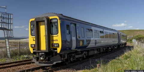 A Northern Rail service on the Cumbria Coastal Line
