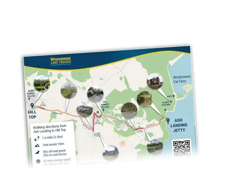 Leaflet library MAPS hill top walking map 2026