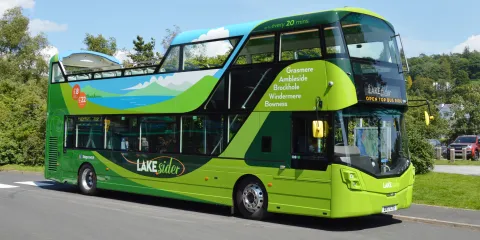 The open top bus makes a great day out