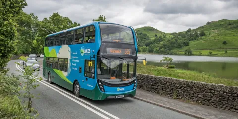 Leave the car behind and take the bus