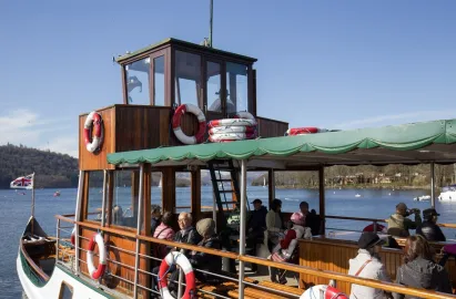 Lots of seating on the outer decks