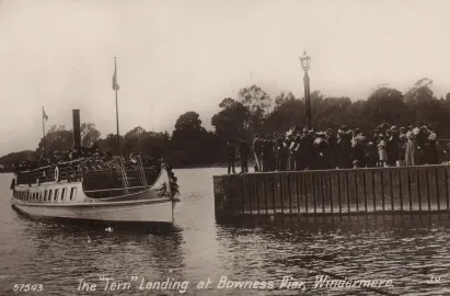 Historical photo of MV Tern circa 1900
