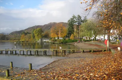 Waterhead Pier is stunning in Autumn