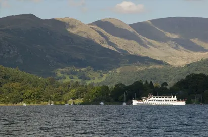 Leaving Ambleside with Fairfield Horseshoe behind.
