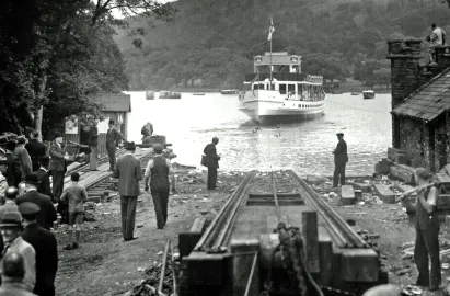 MV Teal was launched from Lakeside in 1936.