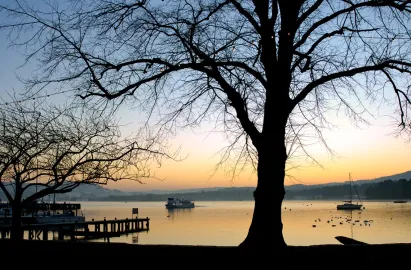 Sunset from Ambleside (Waterhead) Pier