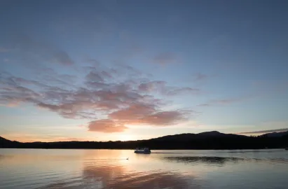 Sunset from Ambleside (Waterhead) Pier