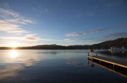 Sunset from Ambleside (Waterhead) Pier